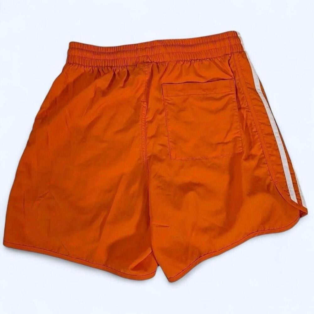 Adidas Originals Sprinter 3 Stripe Trefoil Men’s Orange XS Shorts New Sportswear - Picture 3 of 5